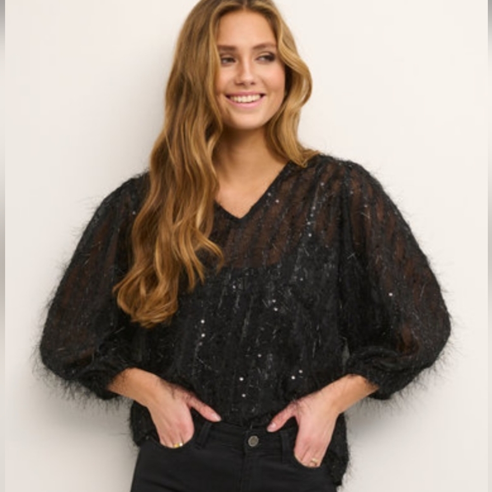 Kaffee~  KAlusinda Long Sleeve Blouse Size 44 ( Size L) in US